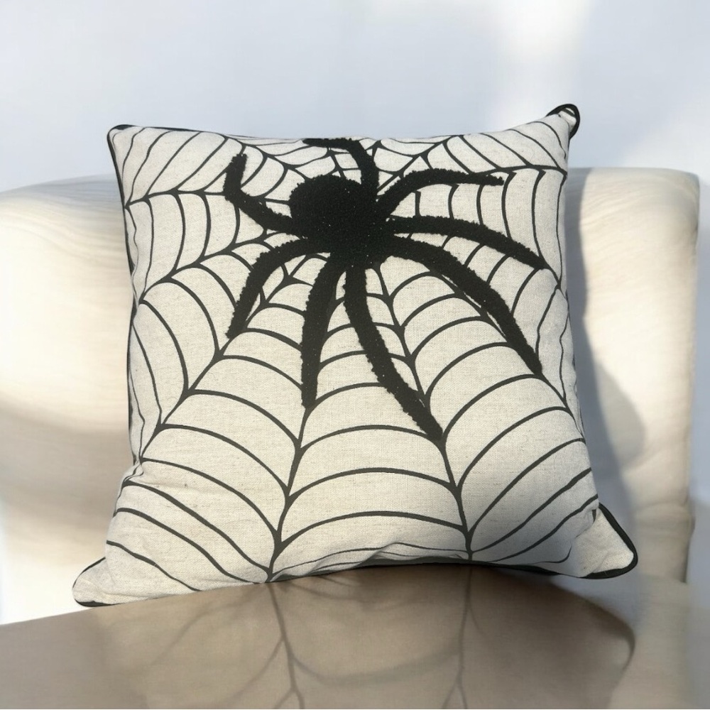 Sparkly Spider pillow